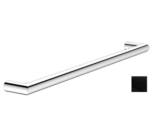 Полотенцедержатель KEUCO COLLECTION REVA 600 мм с крючком черный матовый 12801 370600