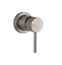 Смеситель для душа встраиваемый Gessi Emporio Via Tortona на 1 выход Finox Brushed Nickel 19712#149