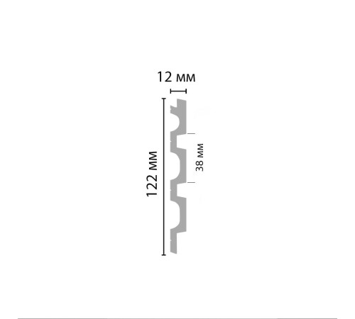 Декоративная панель DECOMASTER D316-70 ДМ 122х12х2900 мм D316-70 ДМ