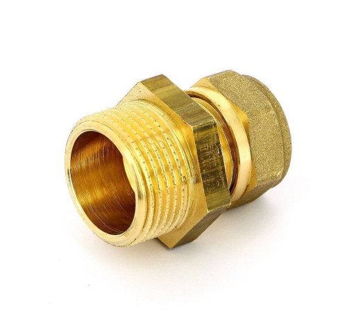 Муфта обжимная Tiemme 1100 15х3/4 наружная резьба 1100023