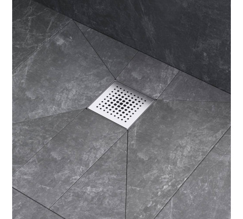 Трап для душа точечный AM.PM PrimeFlow Point мокрый затвор Cut Gradient 10 см W02BD-P11-010-01SB