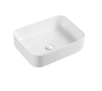 Раковина накладная AQUAMET AQM5010 прямоугольная 500x390x140 мм AQM5010