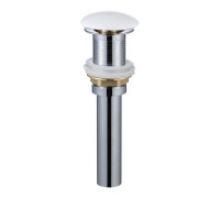 Донный клапан AQUAMET PushOpen без перелива белый AQM7002-0W