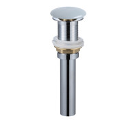 Донный клапан AQUAMET PushOpen без перелива светло-серый матовый AQM7002-0MFG