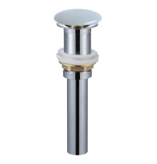 Донный клапан AQUAMET PushOpen без перелива светло-серый матовый AQM7002-0MFG