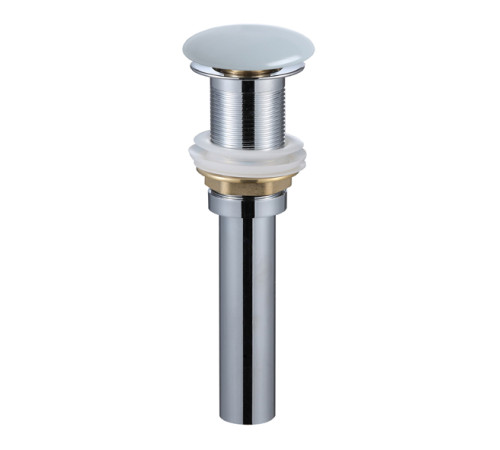 Донный клапан AQUAMET PushOpen без перелива светло-серый матовый AQM7002-0MFG