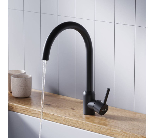 Смеситель для кухни Dorff Logic черный D3007022