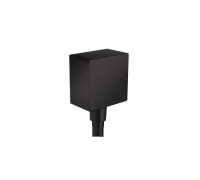 Шланговое подсоединение Hansgrohe FixFit Square черный матовый 26455670