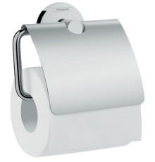 Держатель туалетной бумаги Hansgrohe Logis Universal с крышкой хром 41723000