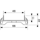 Лоток для плитки TECEdrainline plate 800 мм нержавеющая сталь 600870