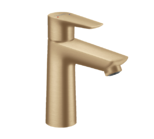 Смеситель для раковины Hansgrohe Talis E 110 шлифованная бронза с донным клапаном 71710140