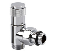 Вентиль угловой SR Rubinetterie Tondera ручной 1/2 x 3/4E хром 0623-1500C0E0