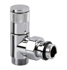 Вентиль угловой SR Rubinetterie Tondera ручной 1/2 x 3/4E хром 0623-1500C0E0