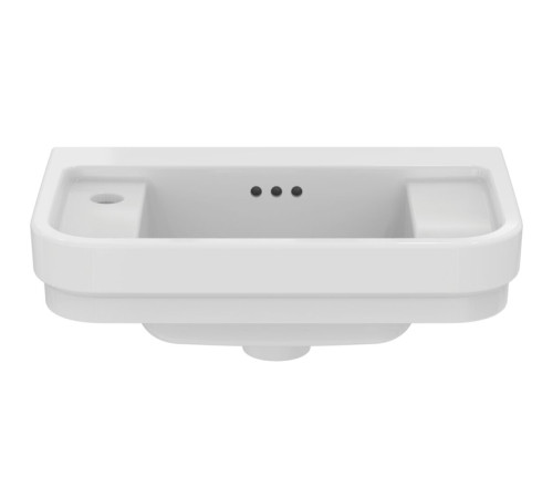 Раковина подвесная Ideal Standard Calla 50х32х18 см 1 отверстие левая Sx белый глянец E223301