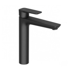 Смеситель для раковины Kludi Pure&Style 100 с донным клапаном Push-Open черный матовый 402963975