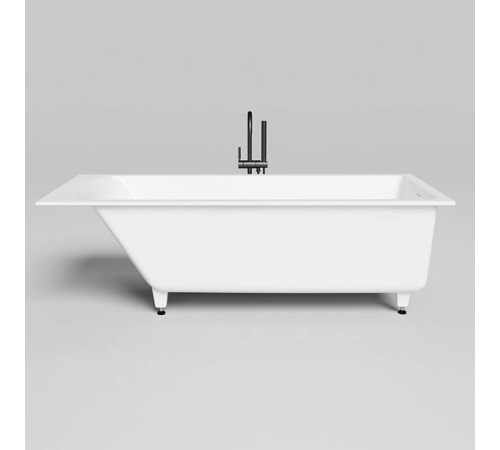 Ванна встраиваемая Salini Cascata kit 180х80х60 см S-Sense белый глянцевый 104513G