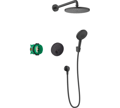 Набор для комплектации душа Hansgrohe Raindance S матовый черный 27959670