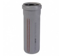 Труба канализационная Ostendorf HTEM 90x250 мм PP серая 114010