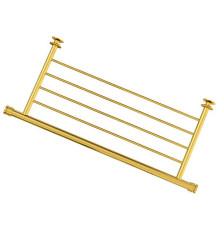 Полка для полотенцесушителя Сунержа прямая 4 перекладины 538x240 мм золото 03-2012-4470