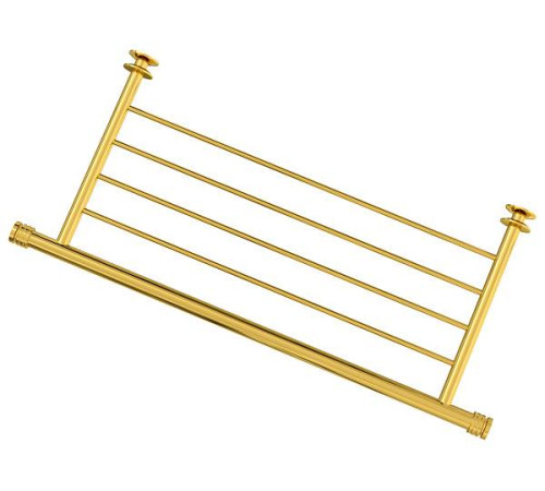 Полка для полотенцесушителя Сунержа прямая 4 перекладины 538x240 мм золото 03-2012-4470