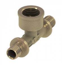 Тройник TECEflex 25x3/4x25 мм с внутренней резьбой латунь 769525
