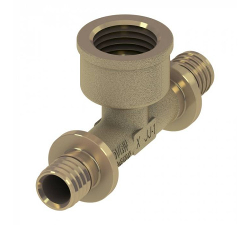Тройник TECEflex 25x3/4x25 мм с внутренней резьбой латунь 769525