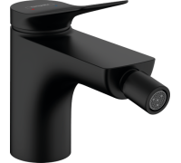 Смеситель для биде hansgrohe Vivenis со сливным гарнитуром черный матовый 75200670
