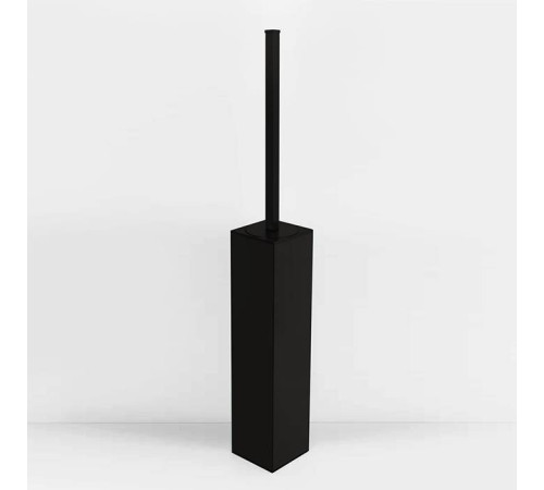 Ершик для унитаза напольный Colombo Design MiniQ черный матовый B5006.NM