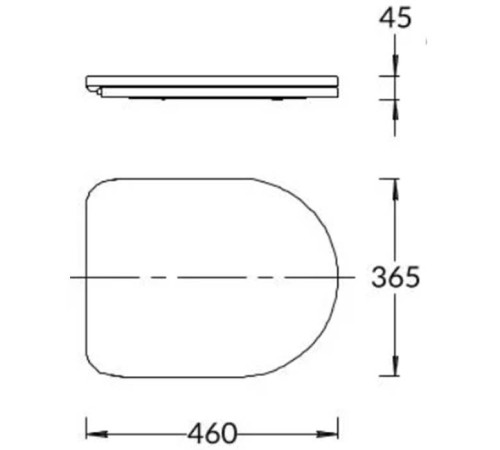 Сиденье для унитаза Kerama Marazzi Pompei белый глянцевый PO.seat.01\WHT