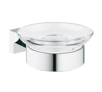 Мыльница с держателем GROHE Essentials Cube 40754001