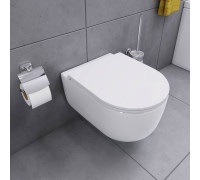 Унитаз подвесной безободковый AM.PM Spirit V2.0 с сиденьем микролифт DX86C1700SC