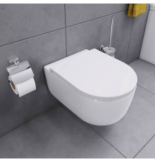 Унитаз подвесной безободковый AM.PM Spirit V2.0 с сиденьем микролифт DX86C1700SC