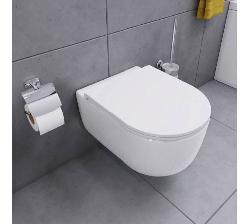 Унитаз подвесной безободковый AM.PM Spirit V2.0 с сиденьем микролифт DX86C1700SC