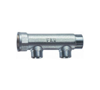 Коллектор FAR 1 ВР-НР 2 отвода 1/2 ВР межосевое 50 мм FK 3600 1