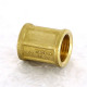 Муфта латунная Tiemme 1/2 дюйма ВР-ВР 1500034