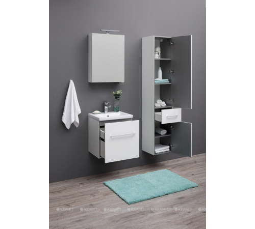 Тумба для ванной Aquanet Порто-50 белый под раковину Como 00195729