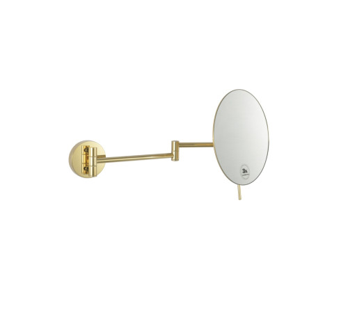 Зеркало косметическое Boheme 508-G настенное увеличение 3x золото 508-G