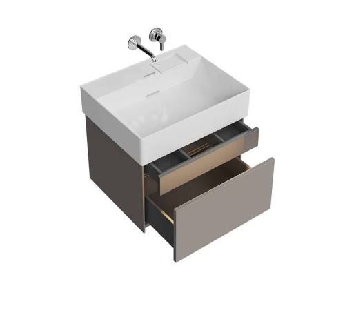 Тумба подвесная Kerama Marazzi Logica 56.4x46x40.3 см 2 ящика песчаный LOG.60.2\SAN