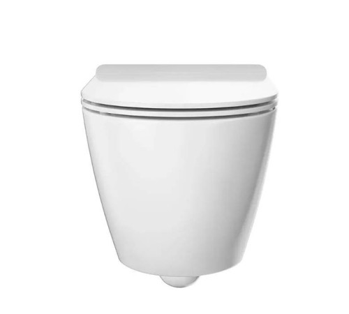 Унитаз подвесной Kerama Marazzi Sfera безободковый белый глянцевый SF.wc.02