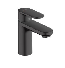 Смеситель для раковины Hansgrohe Vernis Blend 100 с донным клапаном черный матовый 71551670