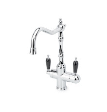 Смеситель для кухни Boheme Kitchen с подключением фильтра хром 113-BLC