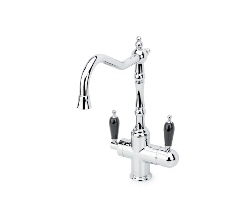 Смеситель для кухни Boheme Kitchen с подключением фильтра хром 113-BLC