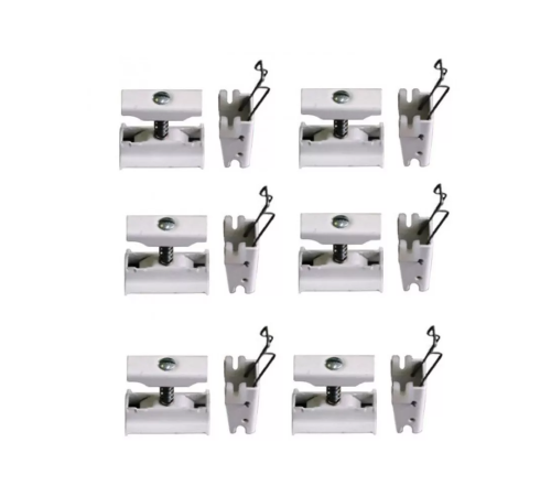 Комплект крепления Zehnder Set CVD (6xBH+CVD1) RAL 9017 matt/9217 774619RAL9017matt/9217