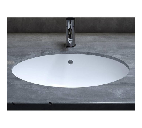 Раковина встраиваемая снизу Salini Marea 12 545х375х187 мм S-Sense белый матовый 1101109M