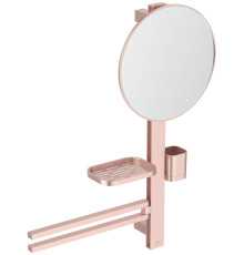 Комплект аксессуаров Ideal Standard ALU+ Beauty Bar S H=700 мм зеркало Ø 320 мм BD588RO