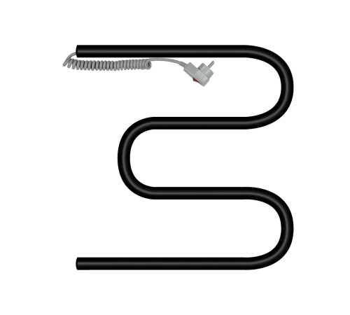 Полотенцесушитель электрический Primoclima Astra М E 50x50 см черный PCAstraМEBlack5050