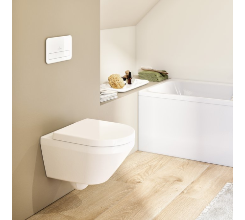 Унитаз подвесной безободковый Villeroy & Boch Architectura 370х530х355 мм белый 4694CL01