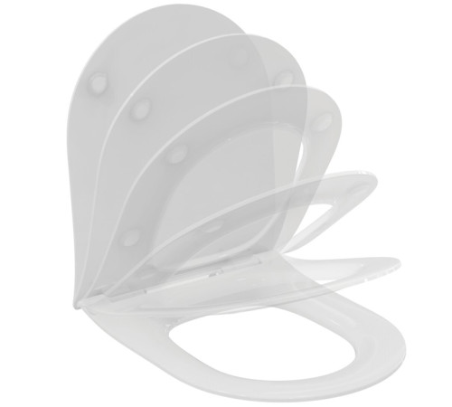 Сиденье с крышкой Ideal Standard La Dolce Vita микролифт дюропласт sandwich белое E266701