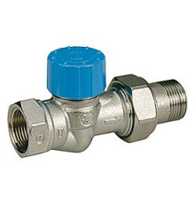 Клапан термостатический прямой Giacomini R402H 1/2 M30x1.5 хромированный R402HX003