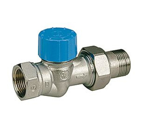 Клапан термостатический прямой Giacomini R402H 1/2 M30x1.5 хромированный R402HX003